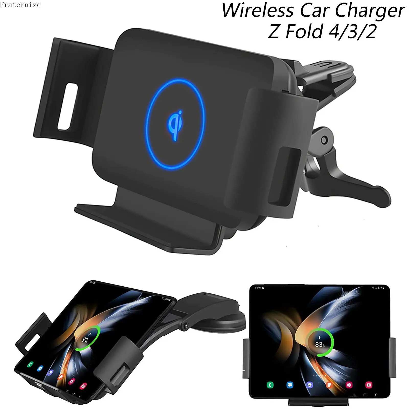 Carregador Wireless Automotivo 15W: Carregue Rápido!