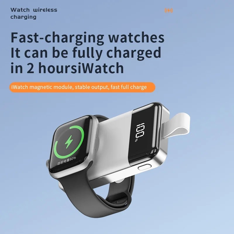 Carregador Wireless iWatch: Magnético e Rápido!