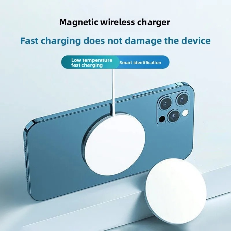 Carregador Wireless Magnético 15W: iPhone Rápido!