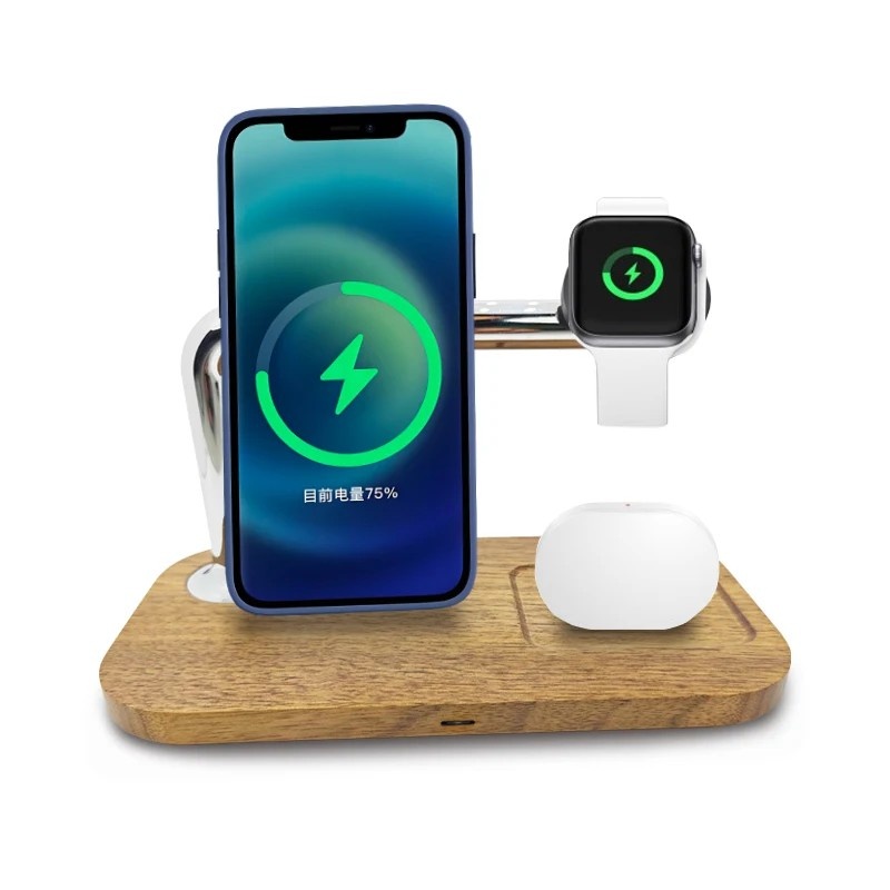 Carregador Wireless Magnético 3 em 1