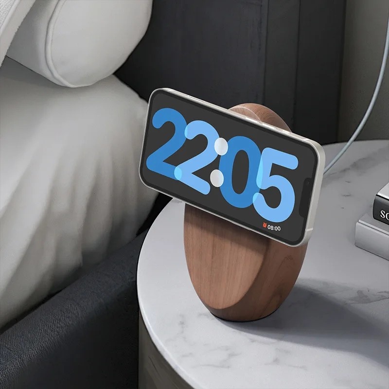 Carregador Wireless Magnético: Design Ovo e Elegância