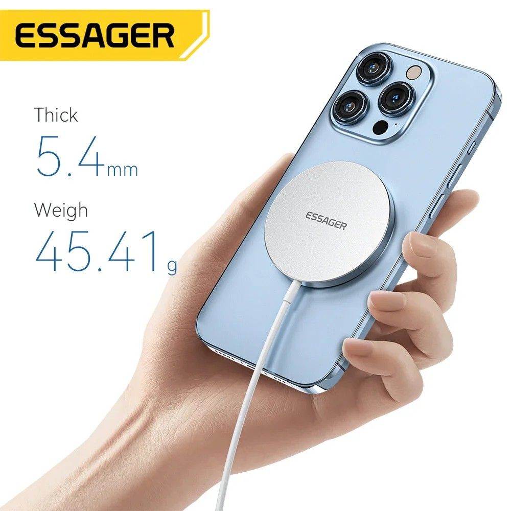Carregador Wireless Magnético: Power Up Seu Dia!