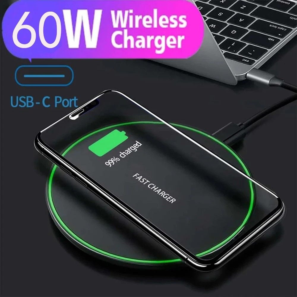 Carregador Wireless Rápido 30W: Power Up Seu Celular!