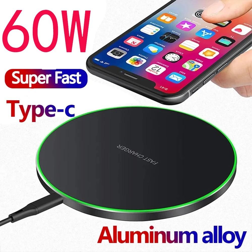 Carregador Wireless Rápido 60W: Pixel & iPhone