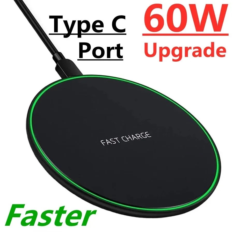 Carregador Wireless Rápido 60W: Power para seu Celular!
