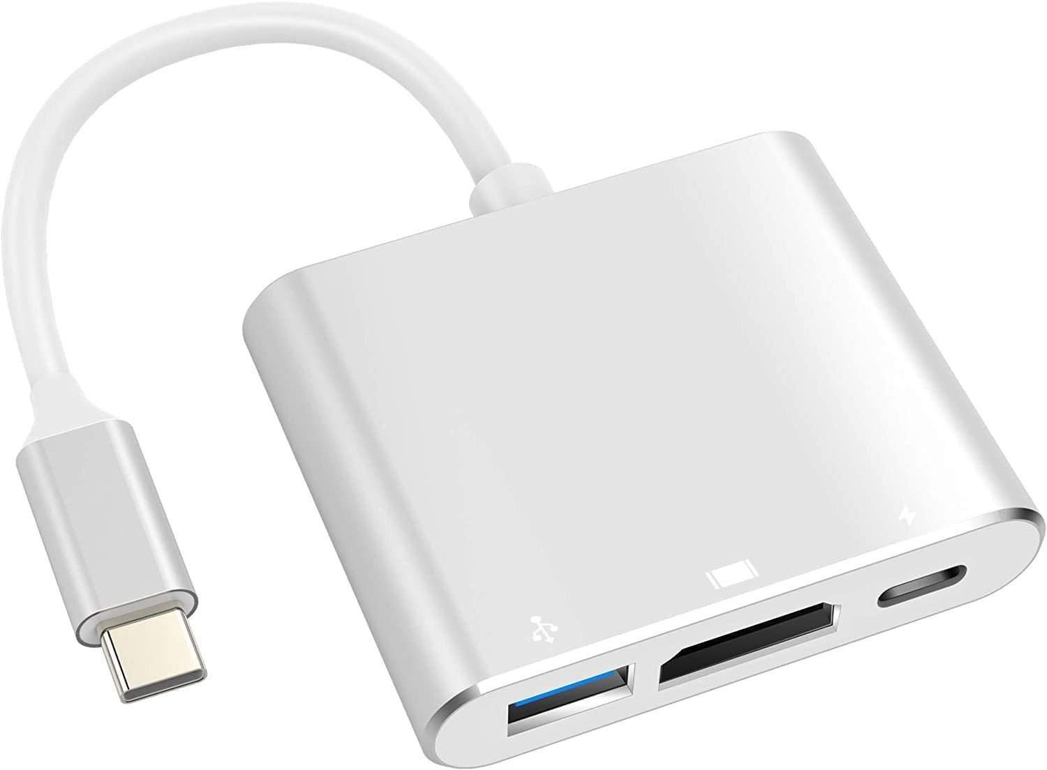 Adaptador USB-C para HDMI 4K: Expanda sua Tela com Alta Velocidade e Carregamento Rápido