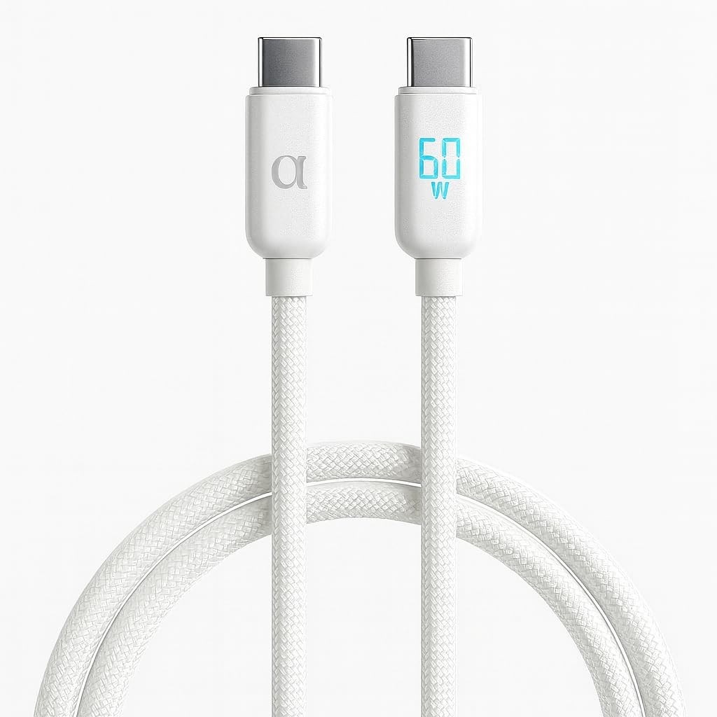 Cabo Turbo Tipo-C para Lightning 60W: Carregamento Rápido e Transferência de Dados Veloz