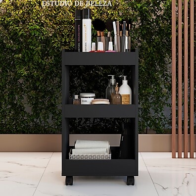Carrinho Auxiliar Esmaltes: Organize com Estilo!