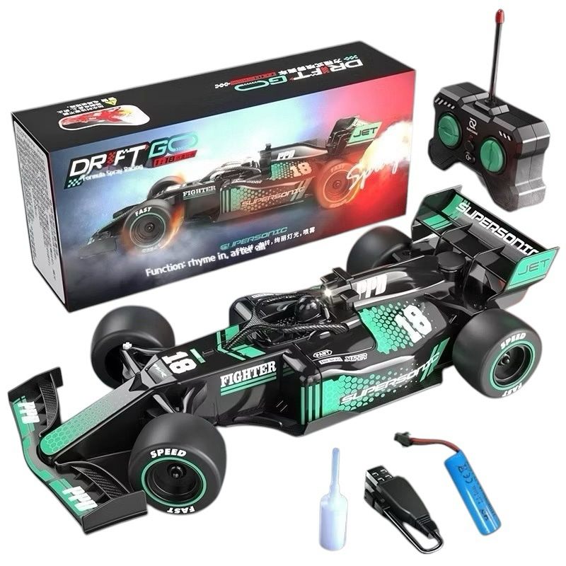 Carrinho de Controle Formula 1 Recarregável Solta Fumaça 2025