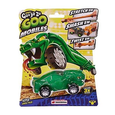 Carrinho do Viper Goo Mobiles – Destruição Elástica em Movimento!