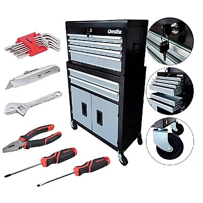 Carrinho Gabinete 6 Gavetas + Ferramentas - Onsite