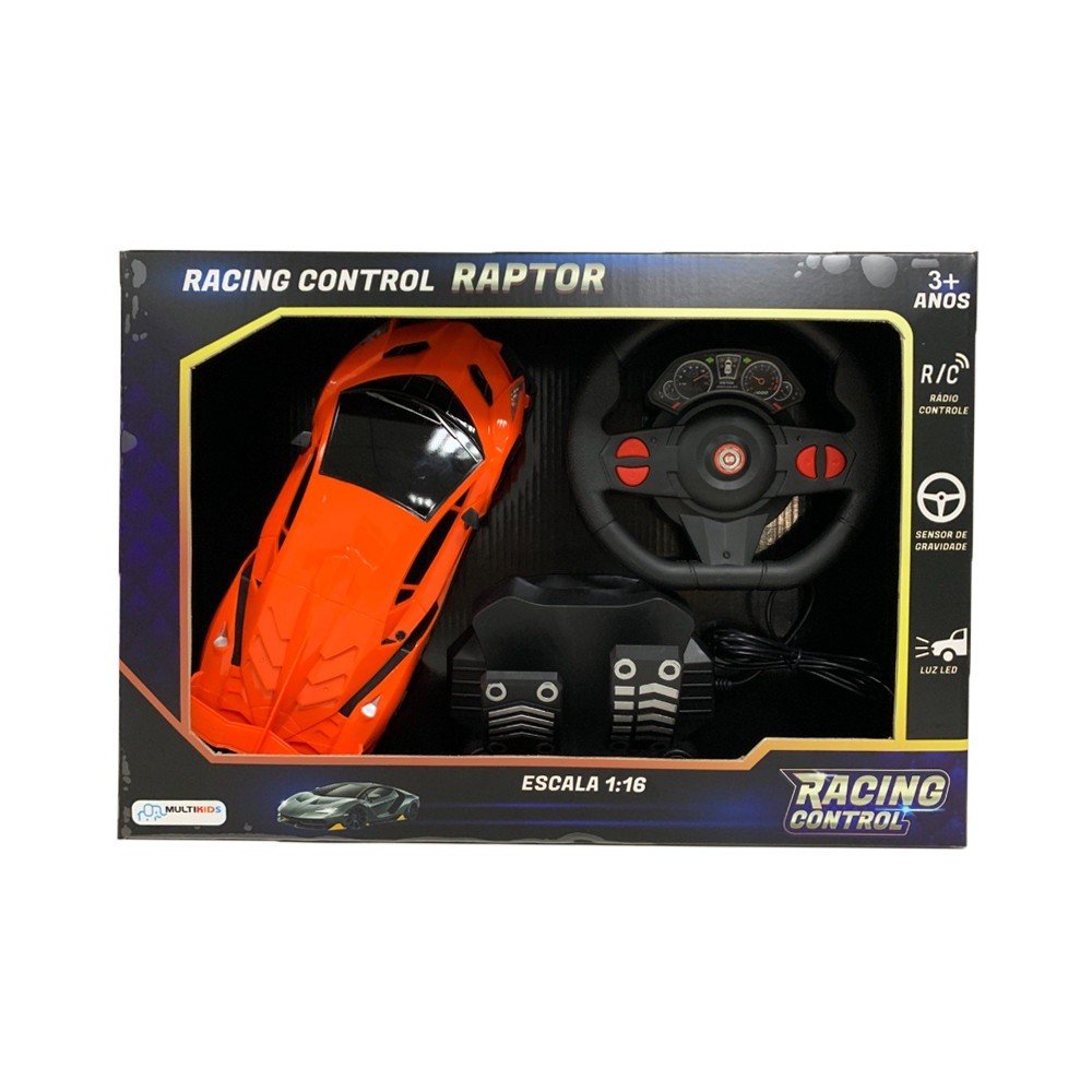 Carrinho Raptor Racing Control: A Emoção da Direção!