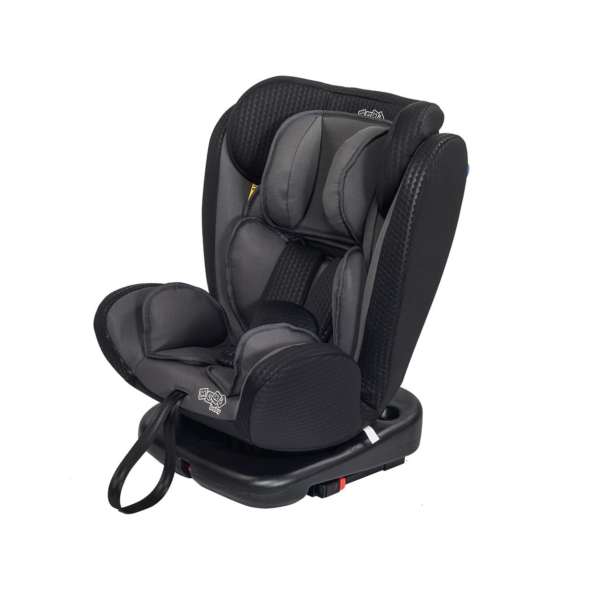 Cadeira Bebê Carro Maxi Baby Deluxe 360° Isofix Top Tether Grupo 0-3 (0-36kg) Preto