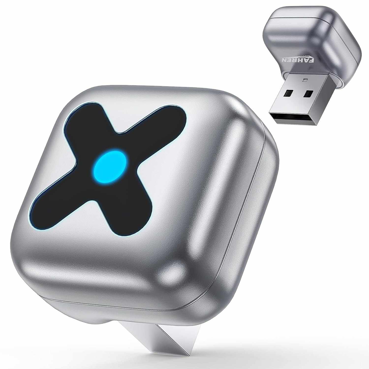 Adaptador CarPlay Sem Fio FAHREN: Liberte seu iPhone e Android no Carro!