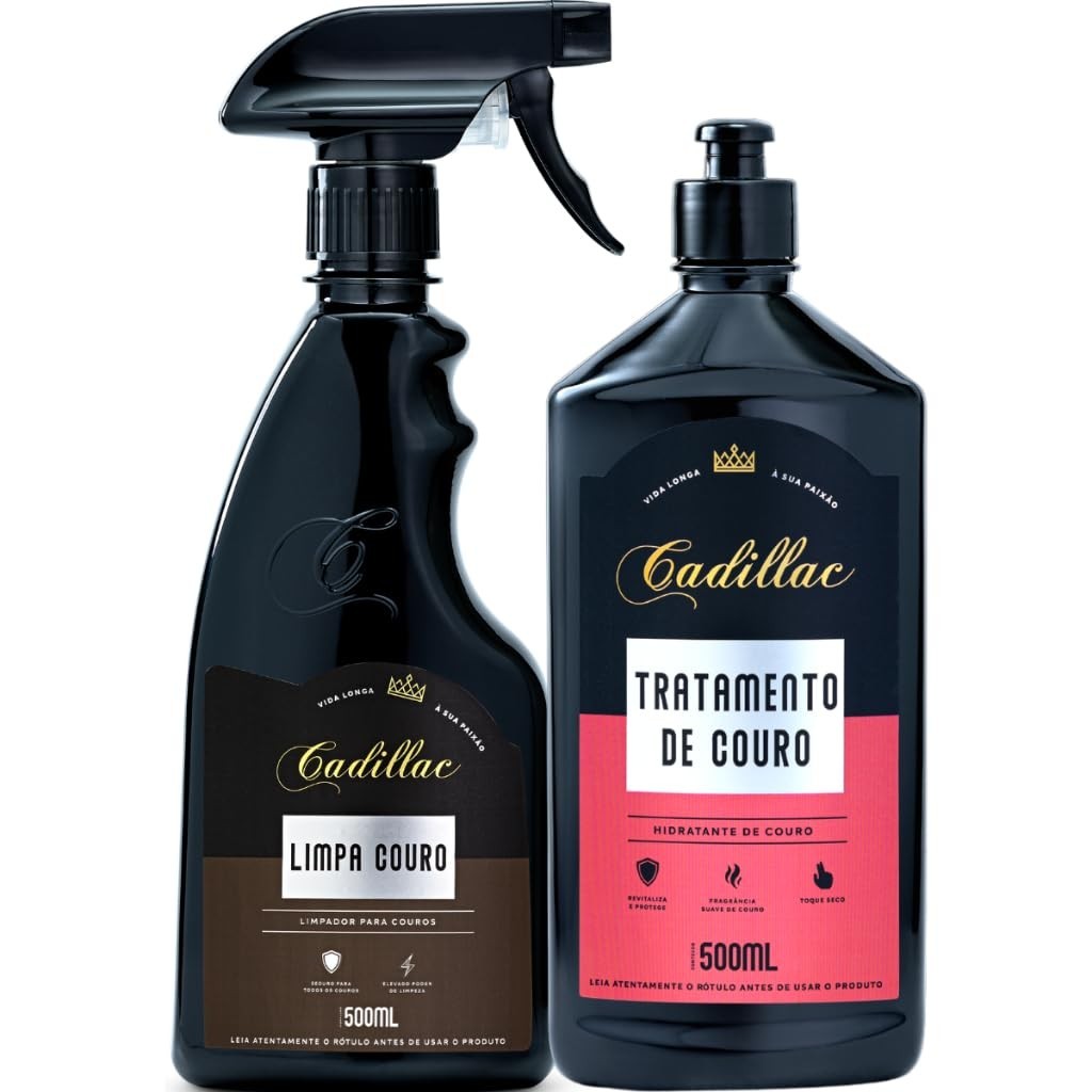 Kit Limpador e Hidratante Cadillac: Renove o Couro do Seu Carro!