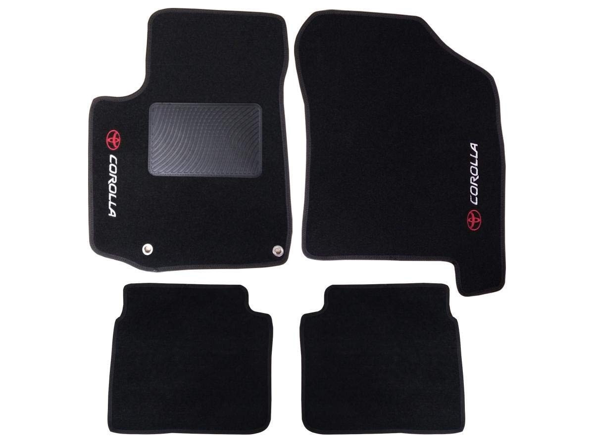 Kit Tapete Carpete Premium Corolla 2009-2016 Preto: Proteção e Estilo para Seu Carro