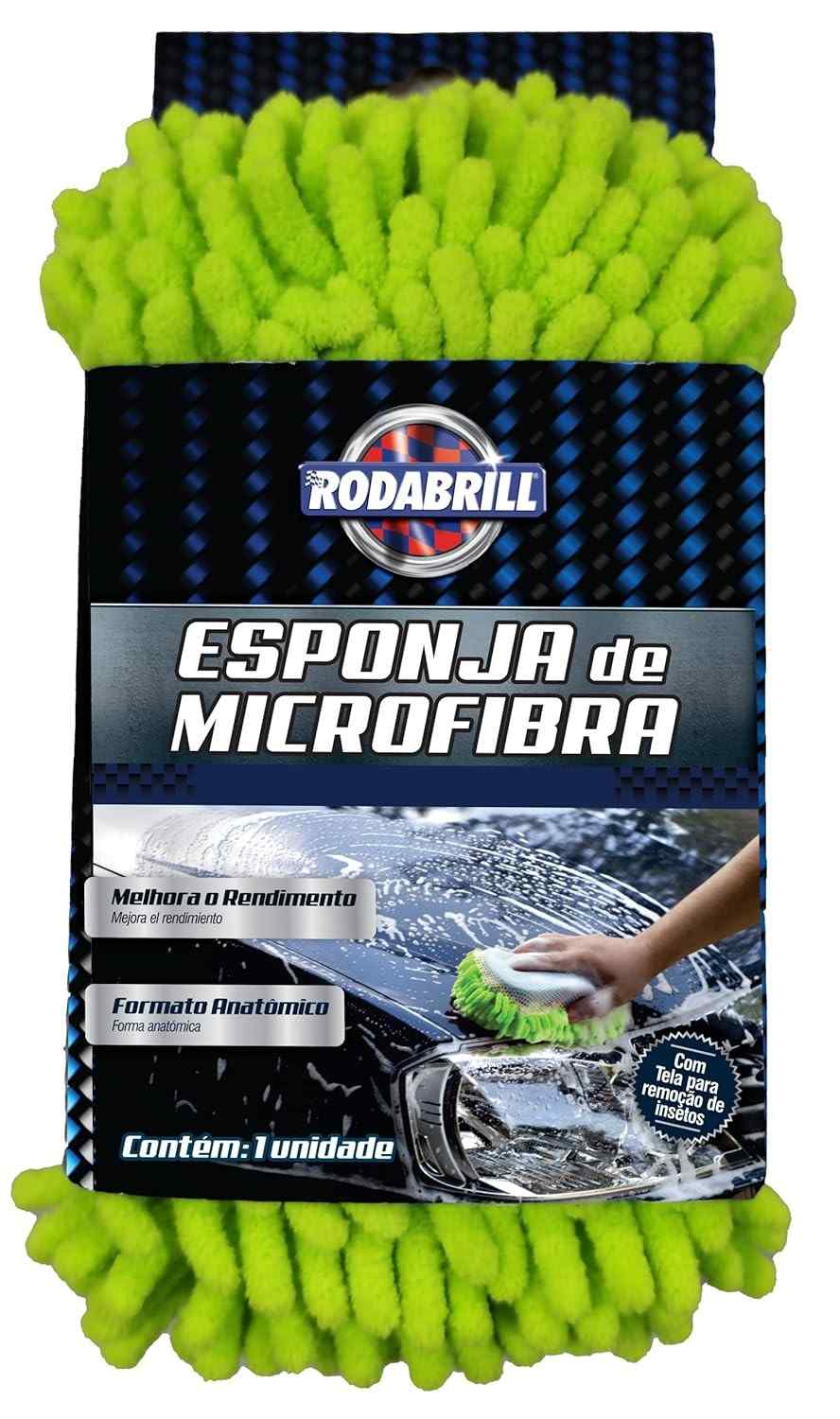 Esponja Microfibra Rodabrill: Limpeza Profunda e Eficaz para Seu Carro