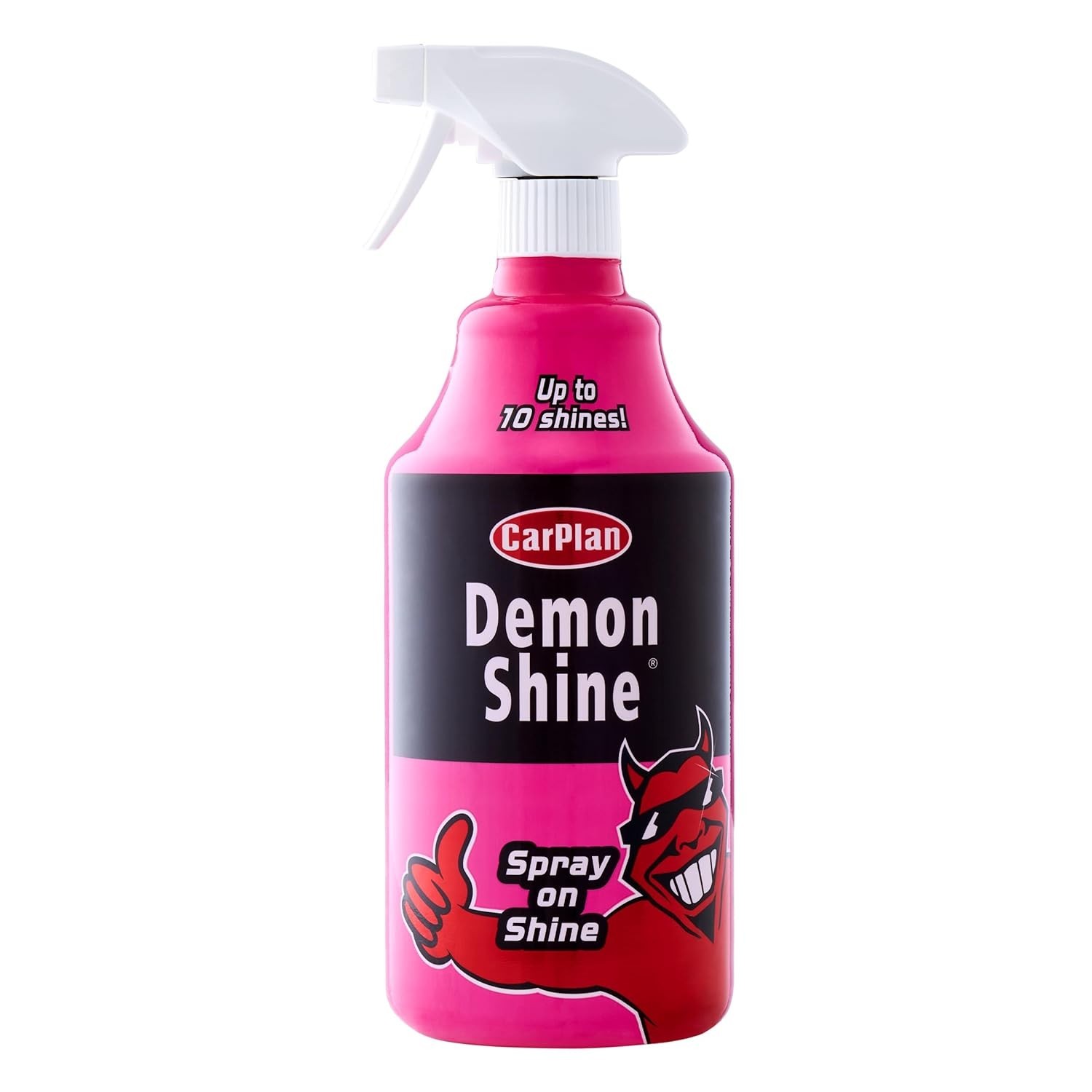 CarPlan Demon Shine 1L: Brilho Espelhado Instantâneo e Duradouro para Seu Carro