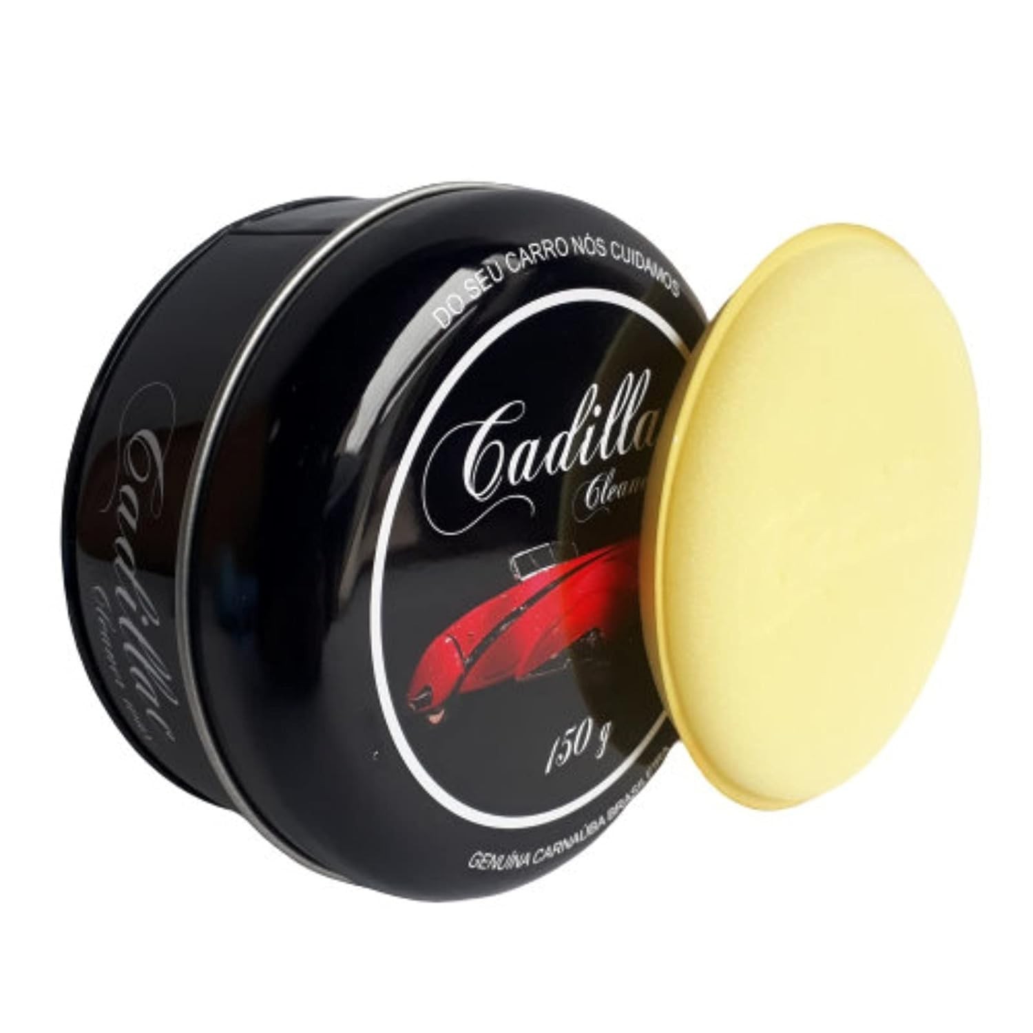 Cera Cadillac Cleaner Wax 150g: Brilho Intenso e Proteção Duradoura para Seu Carro