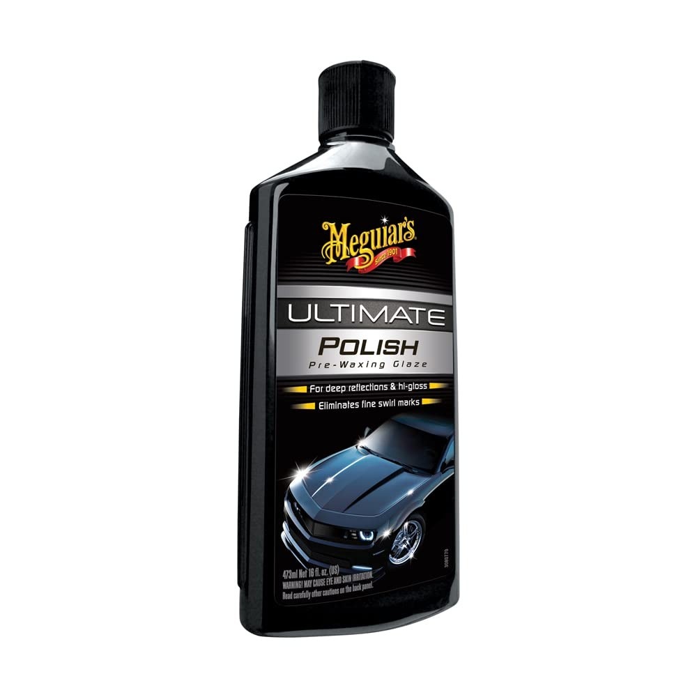 Meguiar's Lustrador Ultimate 473ml: Brilho Espelhado e Preparação Perfeita para seu Carro