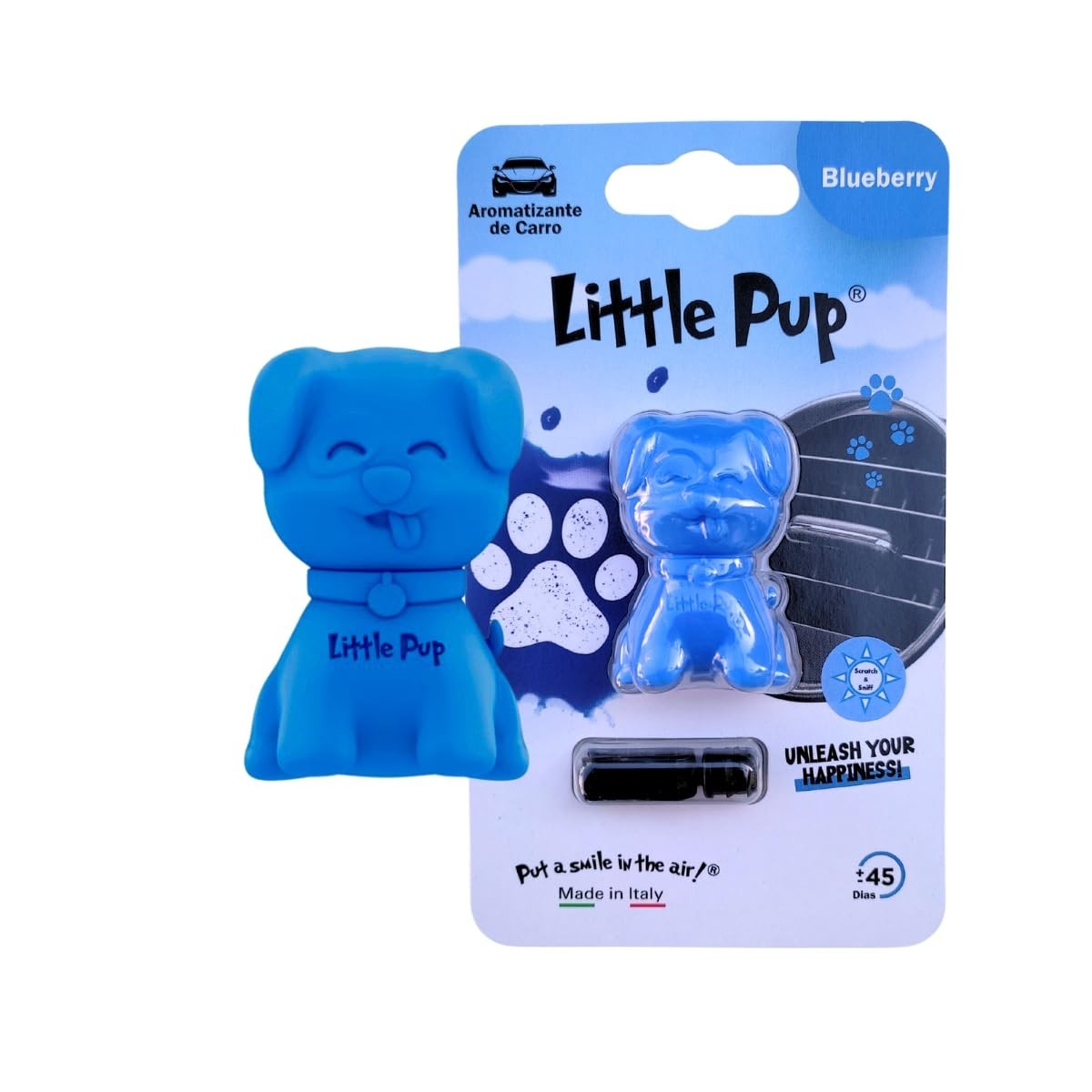 Little Joe Pup Blueberry: Aromatizador de Carro com Perfume Duradouro