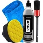 Kit Revitalizador de Plásticos Intense 500ml Vonixx + Acessórios Karbox - Renove seu Carro!