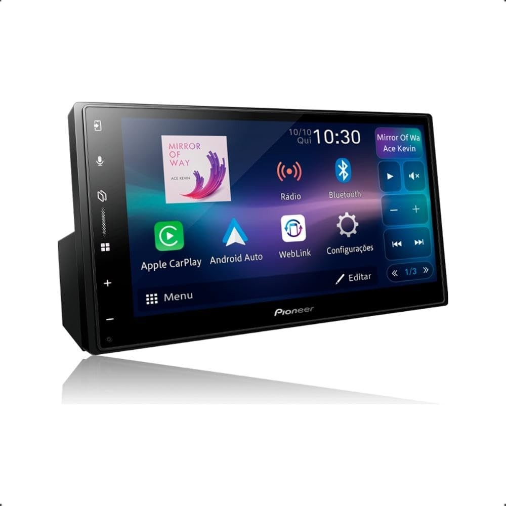 Central Multimídia Pioneer DMH-A5650BT: Seu Carro Conectado e Divertido!