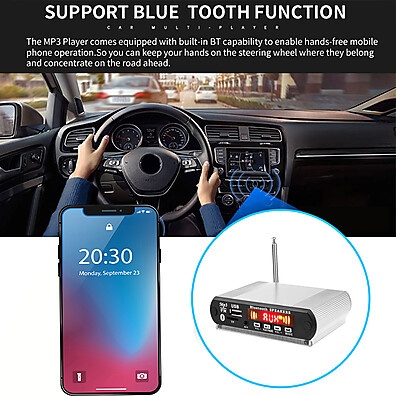 MP3 Player Bluetooth 12V: Som Incrível no Seu Carro!