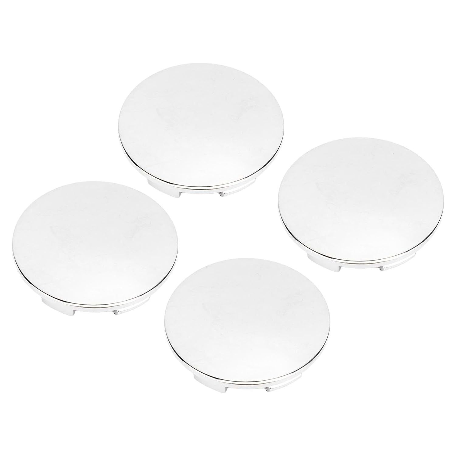 Tampas de Centro de Roda Universais 68mm - ABS Eletroplado - Proteção e Estilo para Seu Carro