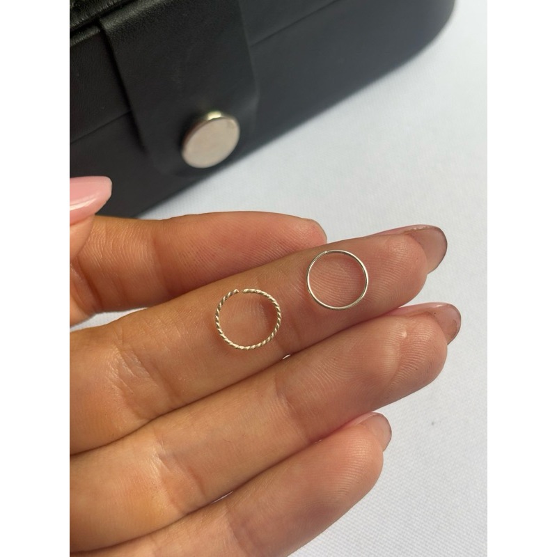 Piercing Prata 925 8mm: Nariz e Cartilagem