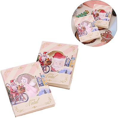 Cartões para Biscoitos de Natal Neve 4327 - Embalagem Pronta