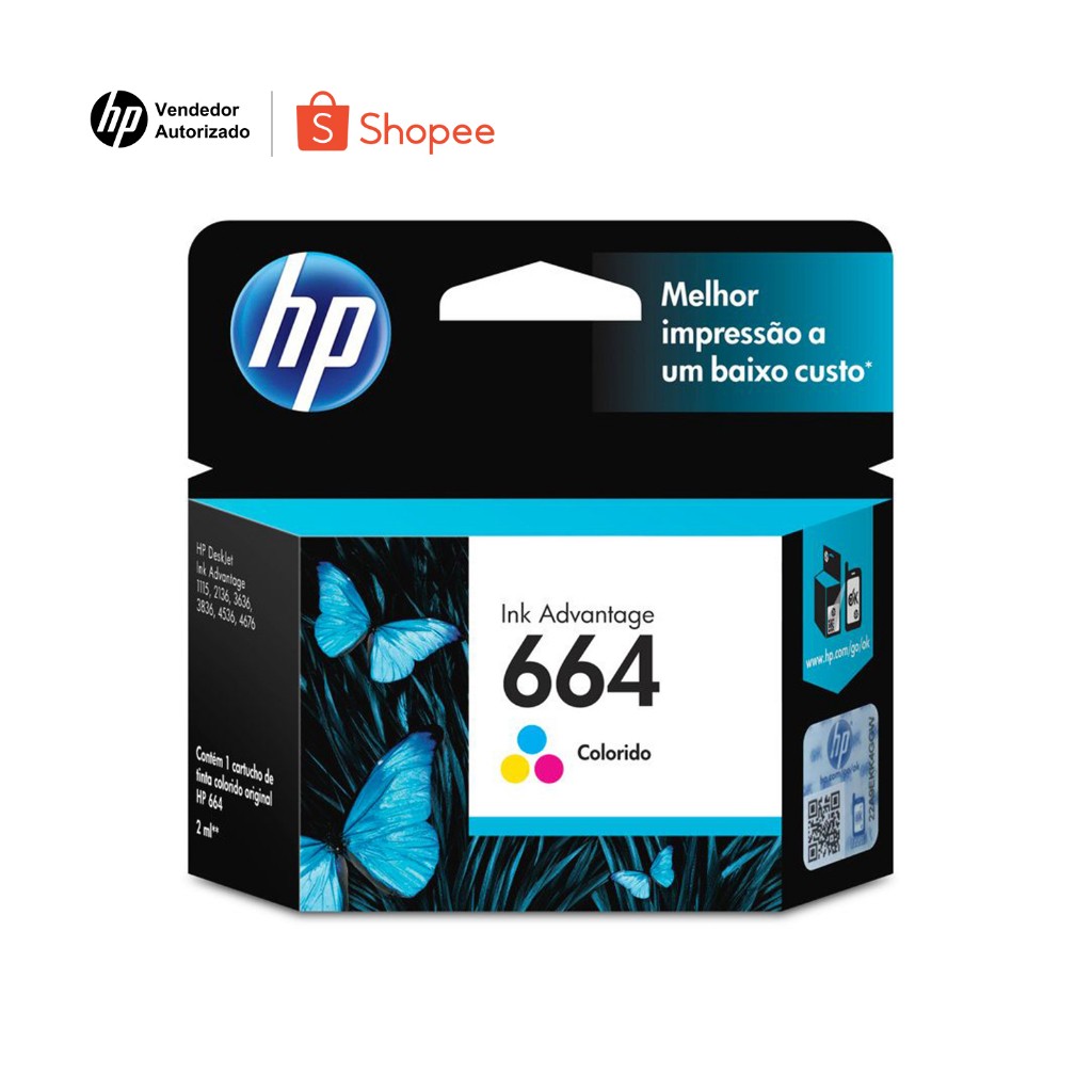 Cartucho HP 664: Cores Vibrantes e Economia