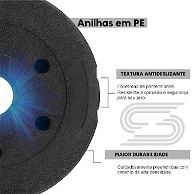 Kit Halteres 6 em 1 Consport: Treino Completo em Casa