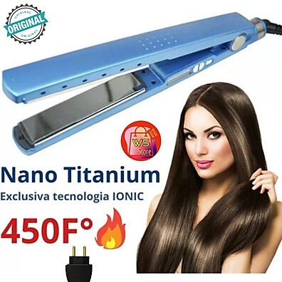 Chapinha Nano Titanium 450°F: Alisamento Profissional em Casa