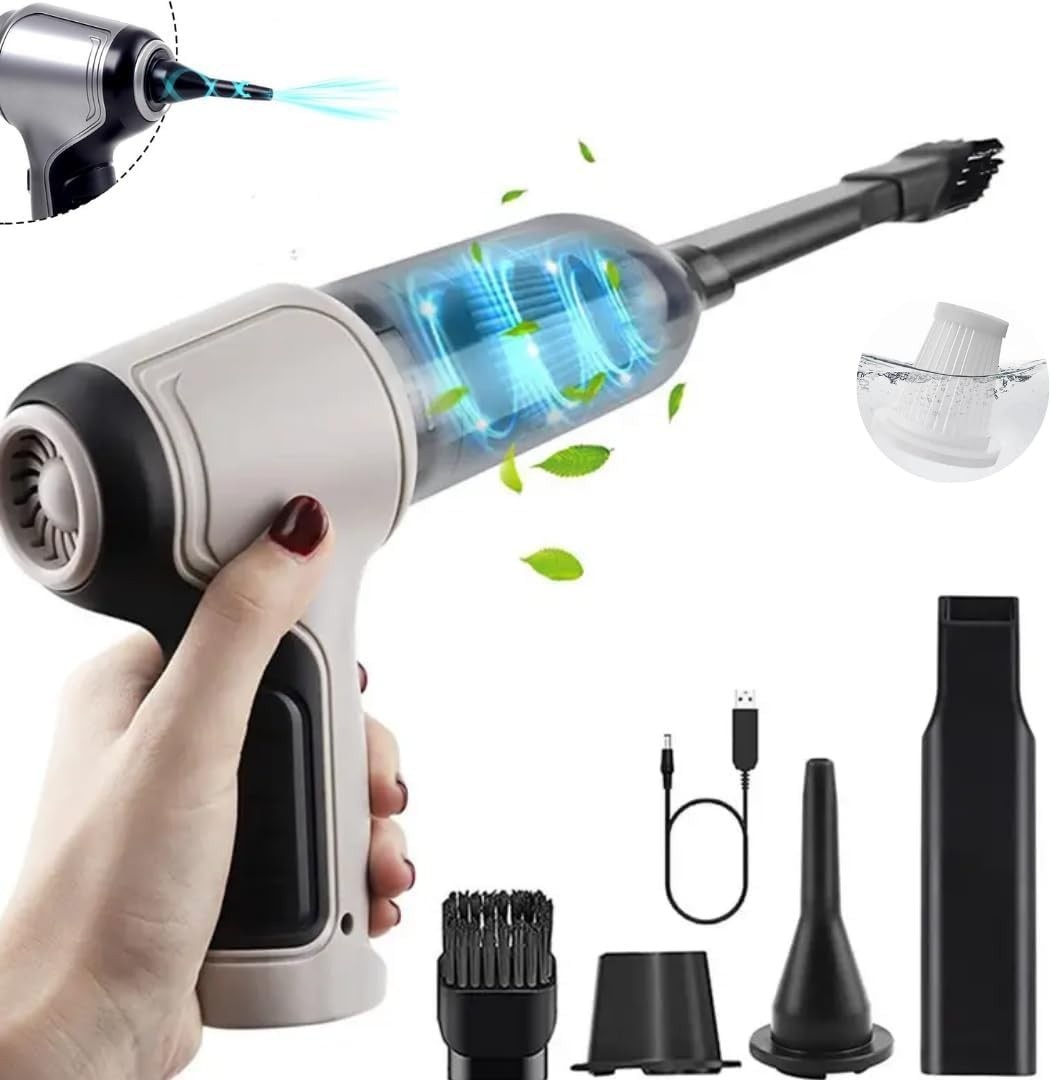 Aspirador de Pó Portátil Recarregável 120W: Potência e Versatilidade para Sua Casa!