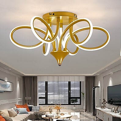 Luminária de Teto LED: Elegância Nórdica para sua Casa 💡