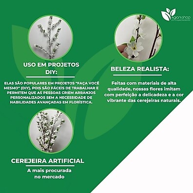 Flores de Cerejeira Artificiais: Beleza Permanente para Sua Casa