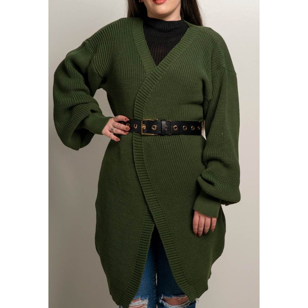 Casaco Tricô Longo: Seu Inverno com Estilo!