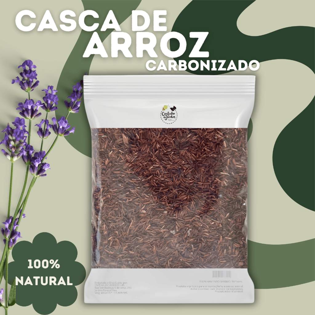 Casca de Arroz Carbonizado: O Segredo do Solo Perfeito!
