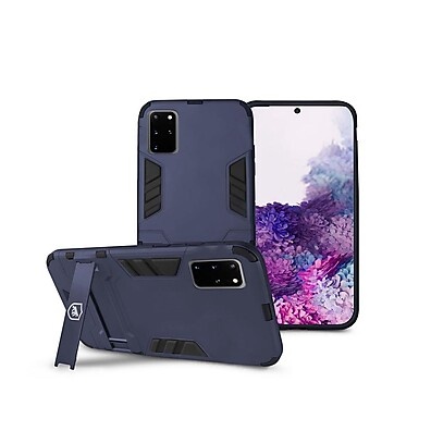 Case Galaxy S20 Plus com Alça e Kickstand Azul - Proteção Militar