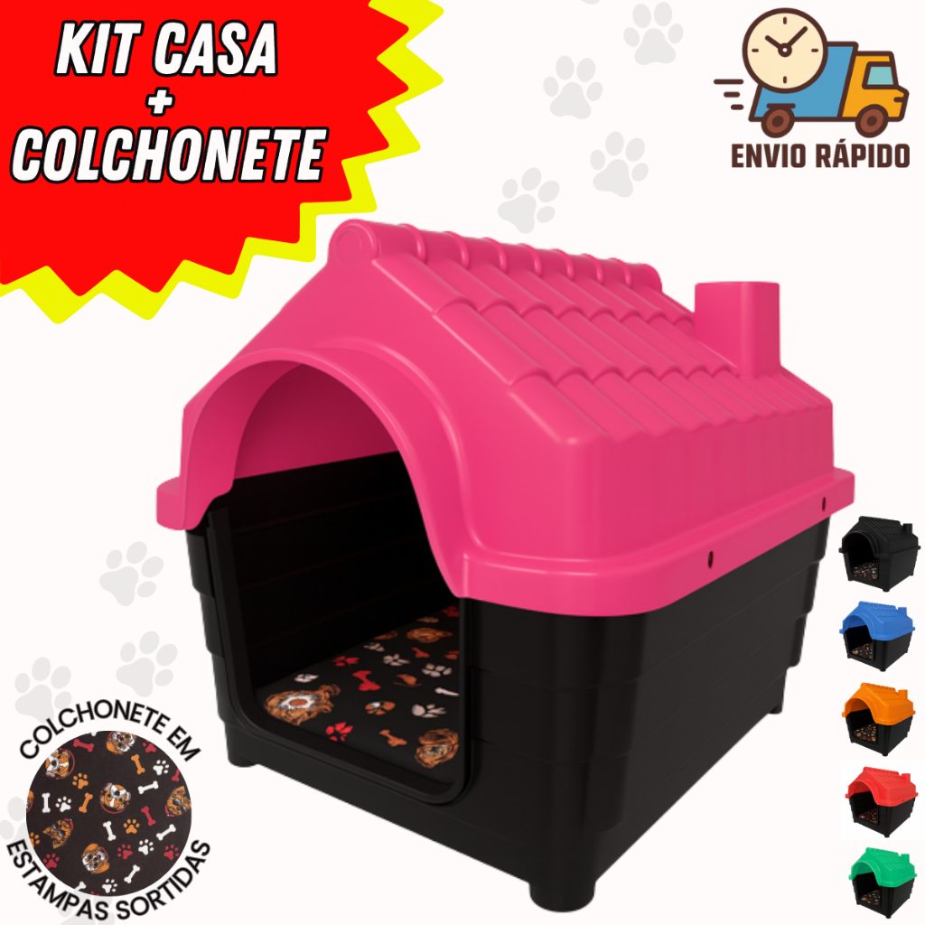 Casinha Pet Grande: Conforto e Proteção UV!