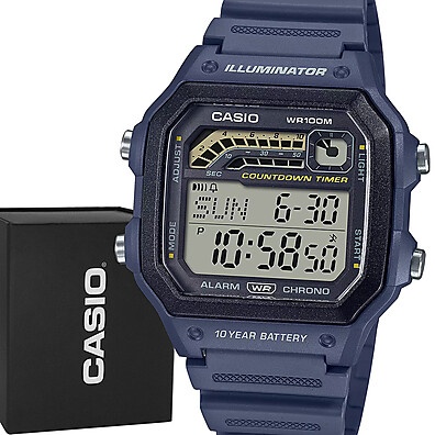 Casio Anadigi Azul: O Relógio Prova D'água Ideal