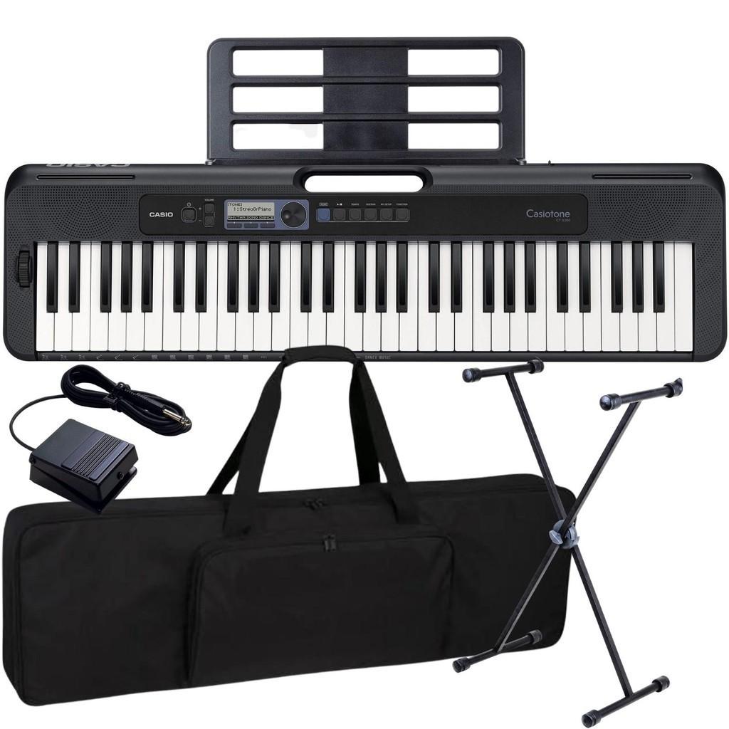 Casio CT-S300C2: Teclado Musical Completo + Acessórios