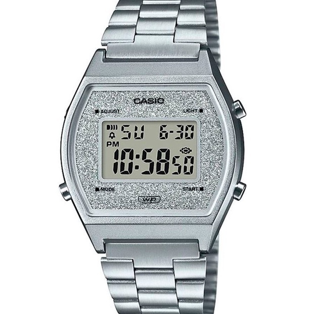 Casio Vintage Prata Gliter: O Relógio que Brilha!