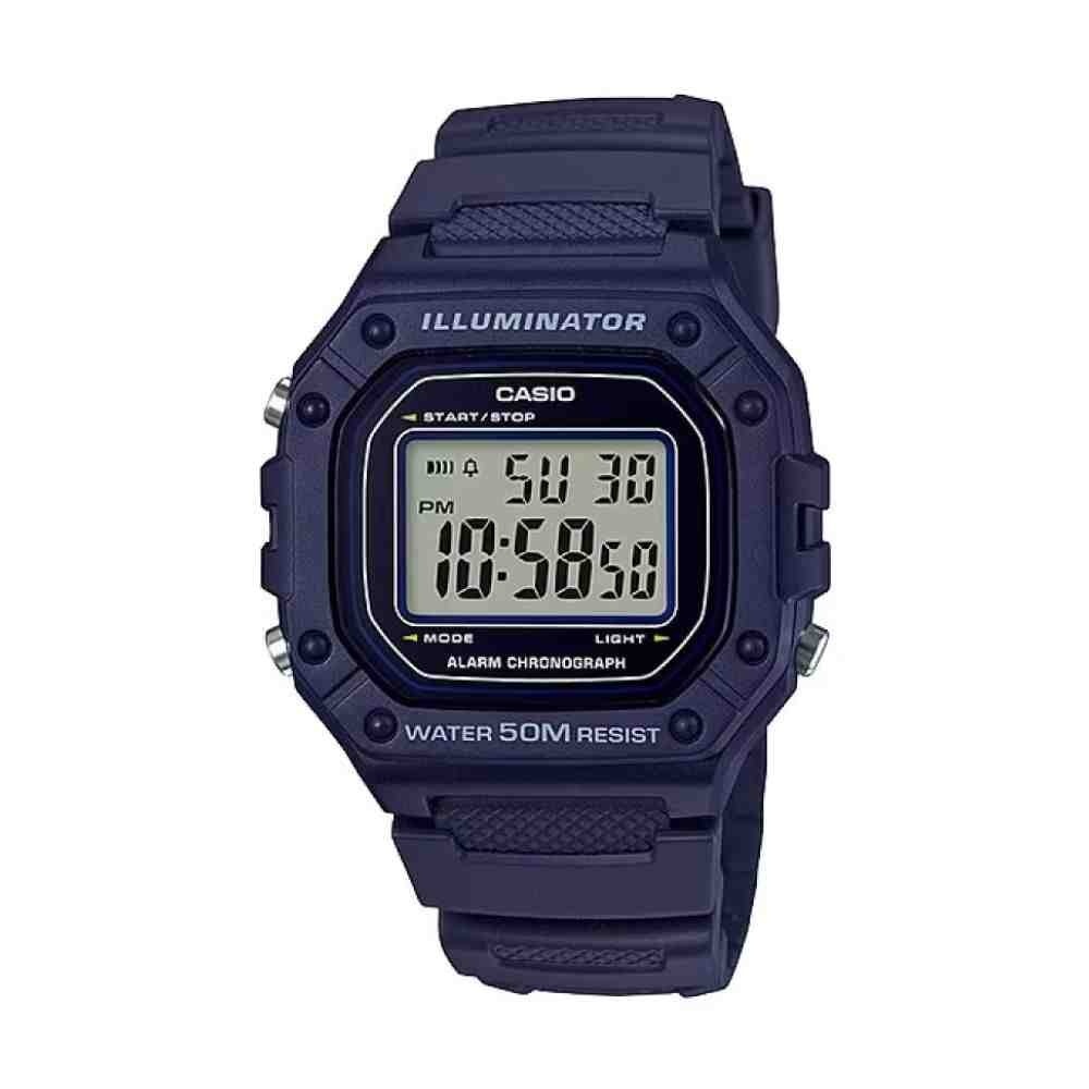 Casio W-218H-2AVDF: O Relógio Digital Azul Que Você Precisa!