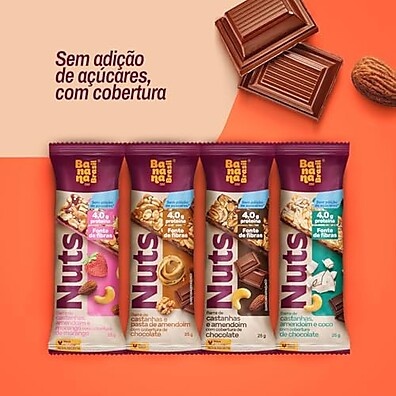 castanha-12x25g-banana-chocolate-barra-amendoim-brasil