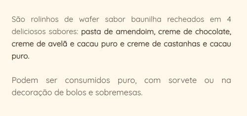 Tubes Free Natural Life - Recheado com Creme de Castanha e Cacau - Sem Glúten - 50g