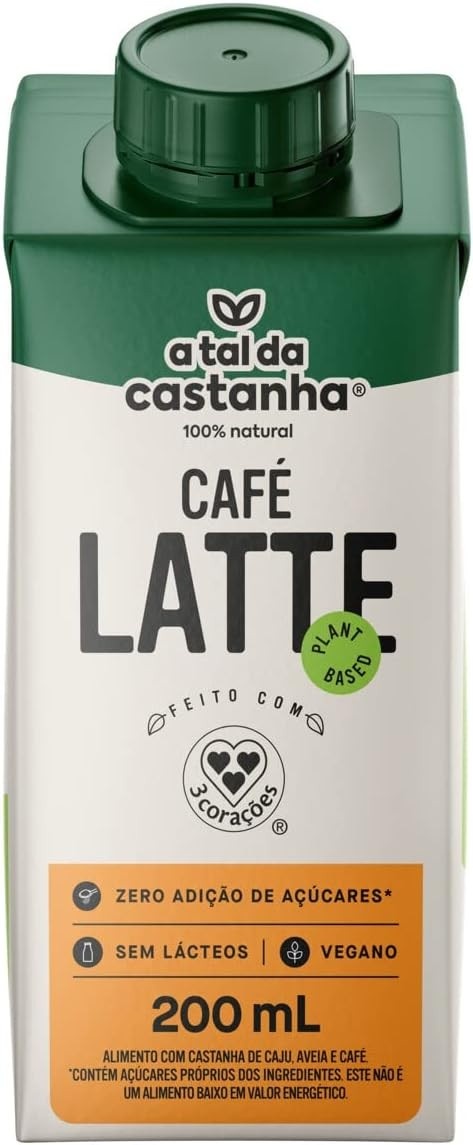 Bebida Vegetal Café Latte A Tal da Castanha 200ml