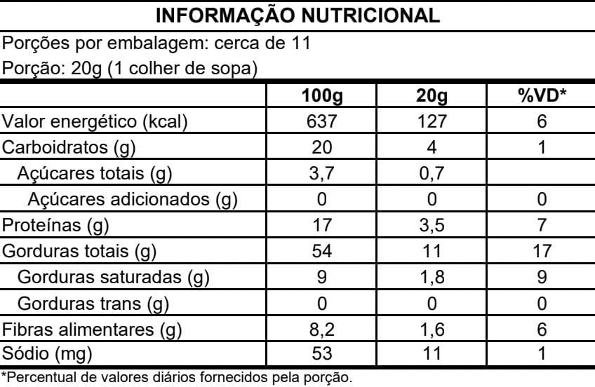 Castanharia Pasta De Castanhas E Sementes 210G