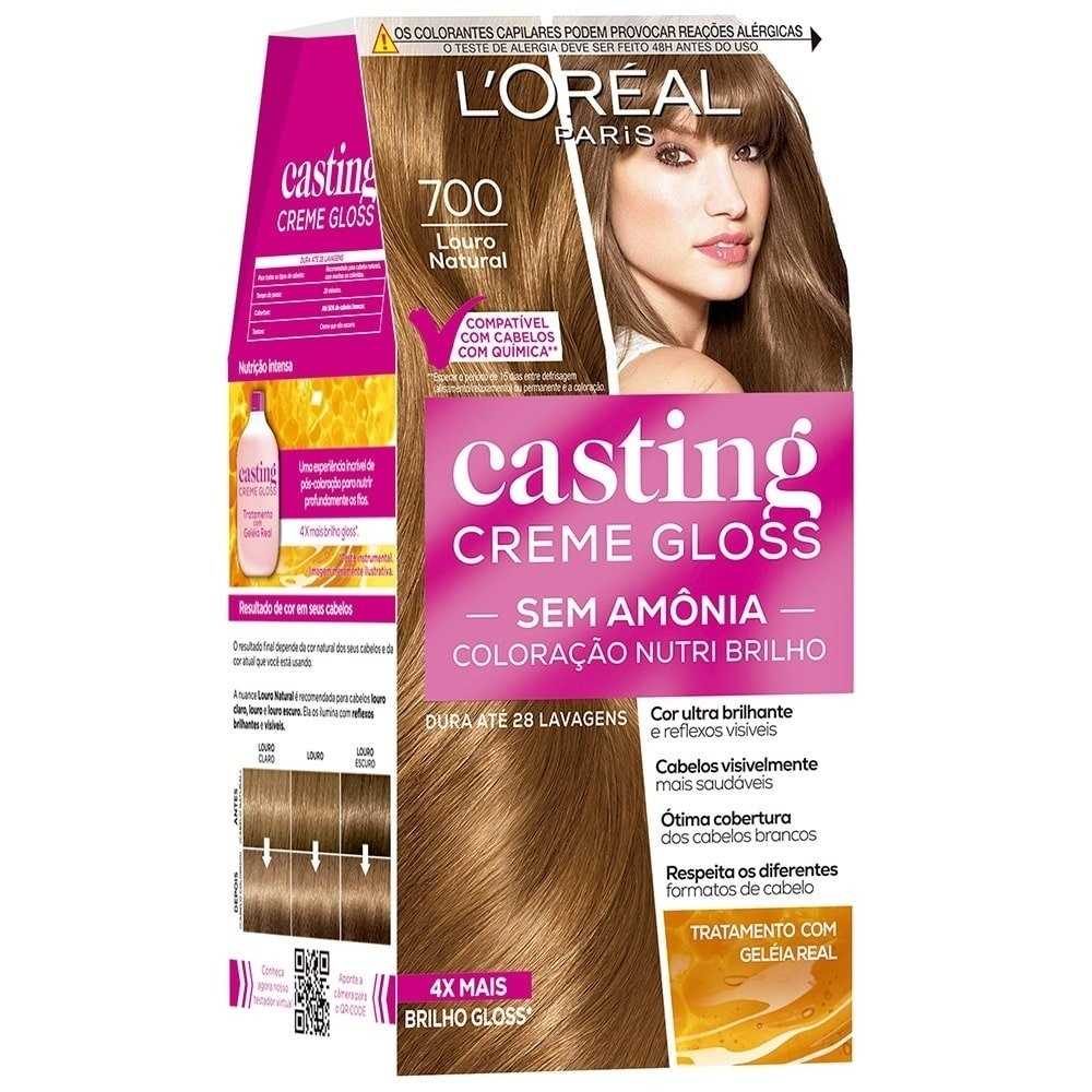 Casting Creme Gloss 700: Louro Natural Radiante